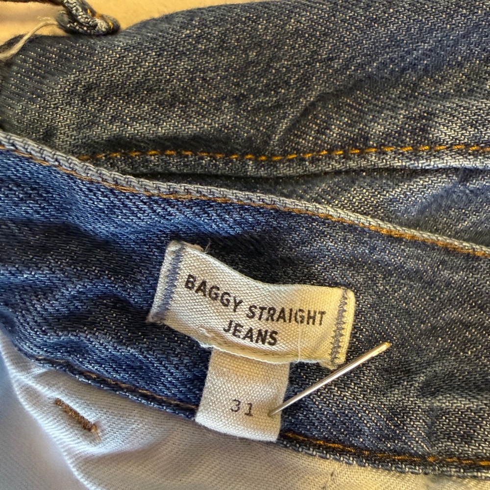 Madewell Straight Leg Blue Jeans